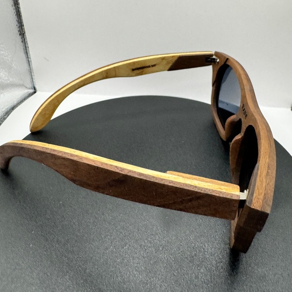 NIB: BANG Mexico: Wooden Polarized Sunglasses: Native Walnut - Picture 5 of 12